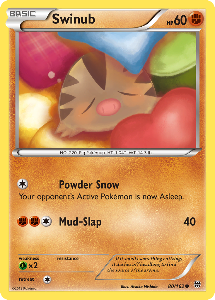 Swinub (80/162) [XY: BREAKthrough] | North Game Den