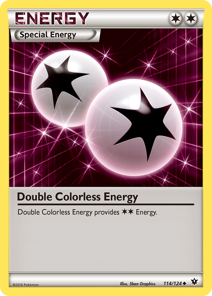 Double Colorless Energy (114/124) [XY: Fates Collide] | North Game Den