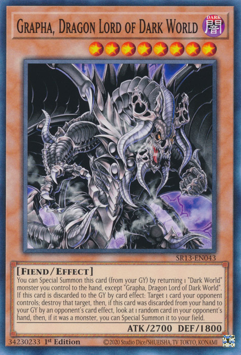 Grapha, Dragon Lord of Dark World [SR13-EN043] Common | North Game Den