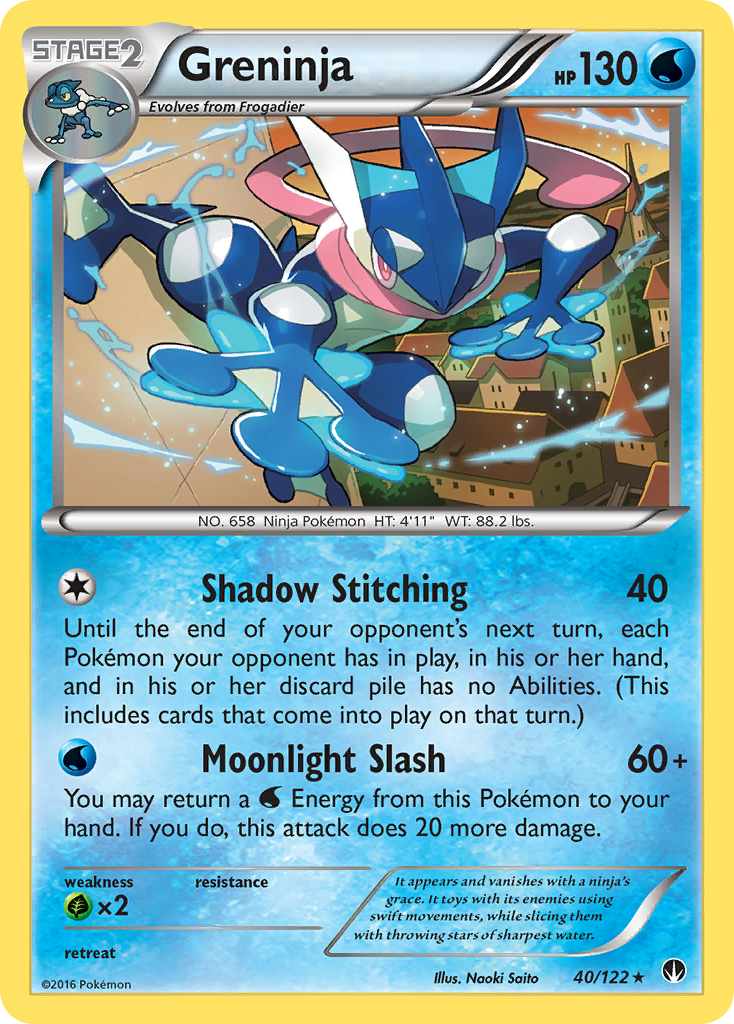 Greninja (40/122) [XY: BREAKpoint] | North Game Den