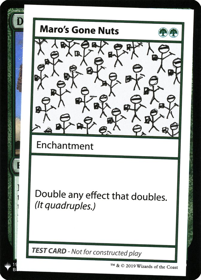 Maro's Gone Nuts [Mystery Booster Playtest Cards] | North Game Den