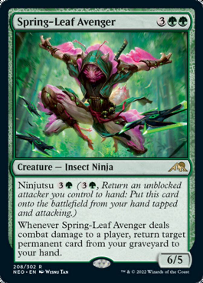 Spring-Leaf Avenger [Kamigawa: Neon Dynasty] | North Game Den