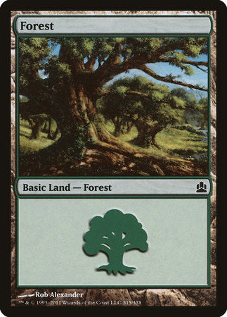 Forest (315) [Commander 2011] | North Game Den