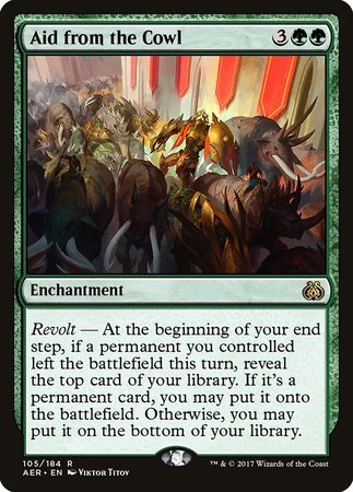 Aid from the Cowl [Aether Revolt] | North Game Den