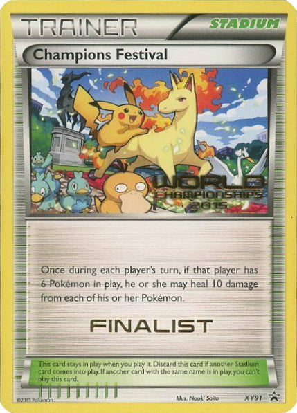 Champions Festival (XY91) (2015 Finalist) [XY: Black Star Promos] | North Game Den