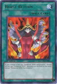 Burst Return [LCGX-EN084] Rare | North Game Den