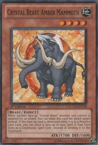 Crystal Beast Amber Mammoth [LCGX-EN159] Common | North Game Den