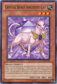 Crystal Beast Amethyst Cat [LCGX-EN156] Common | North Game Den