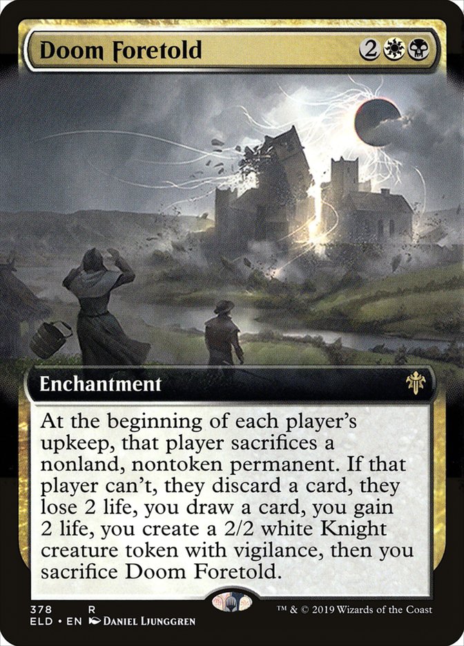 Doom Foretold (Extended Art) [Throne of Eldraine] | North Game Den