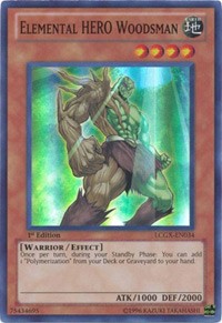 Elemental HERO Woodsman [LCGX-EN034] Super Rare | North Game Den