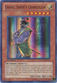 Enishi, Shien's Chancellor [LCGX-EN241] Super Rare | North Game Den