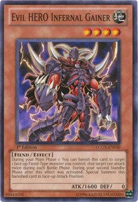 Evil HERO Infernal Gainer [LCGX-EN030] Common | North Game Den