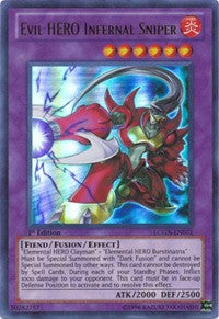 Evil HERO Infernal Sniper [LCGX-EN071] Ultra Rare | North Game Den