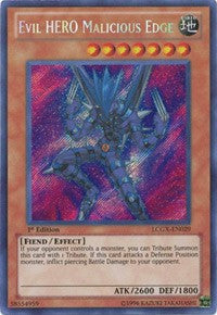 Evil HERO Malicious Edge [LCGX-EN029] Secret Rare | North Game Den