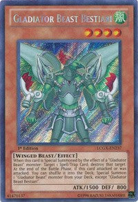 Gladiator Beast Bestiari [LCGX-EN237] Secret Rare | North Game Den