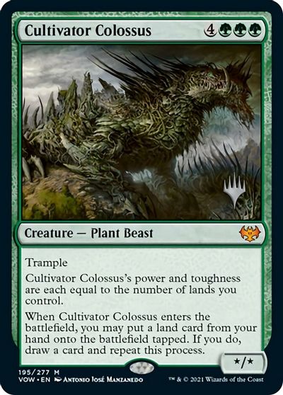 Cultivator Colossus (Promo Pack) [Innistrad: Crimson Vow Promos] | North Game Den