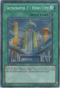 Skyscraper 2 - Hero City [LCGX-EN097] Secret Rare | North Game Den