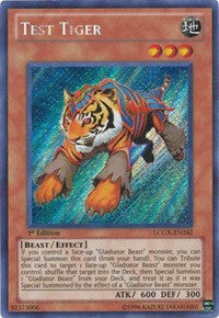 Test Tiger [LCGX-EN242] Secret Rare | North Game Den