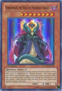 Vennominon the King of Poisonous Snakes [LCGX-EN192] Super Rare | North Game Den