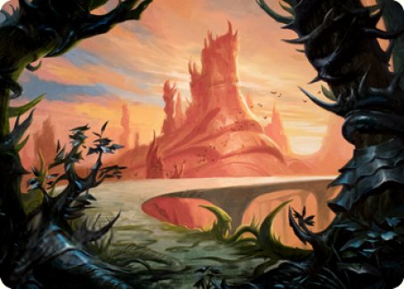 Slagwoods Bridge Art Card [Modern Horizons 2 Art Series] | North Game Den