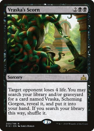 Vraska's Scorn [Rivals of Ixalan] | North Game Den