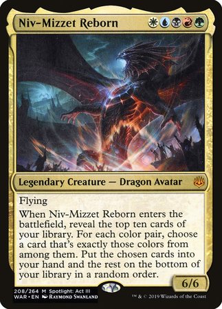 Niv-Mizzet Reborn [War of the Spark] | North Game Den