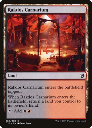 Rakdos Carnarium [Commander 2019] | North Game Den