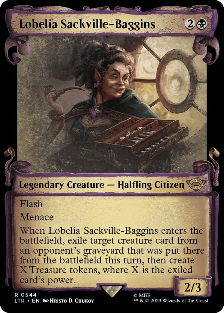 Lobelia Sackville-Baggins [The Lord of the Rings: Tales of Middle-Earth Showcase Scrolls] | North Game Den