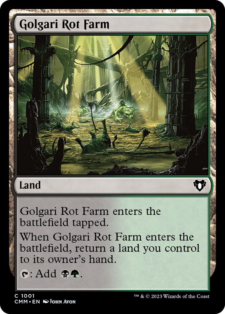 Golgari Rot Farm [Commander Masters] | North Game Den