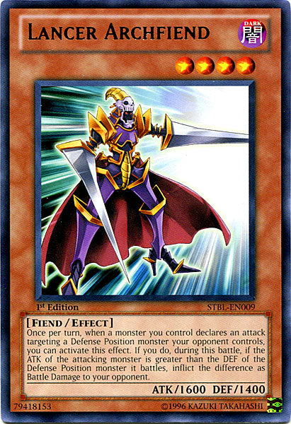 Lancer Archfiend [STBL-EN009] Rare | North Game Den
