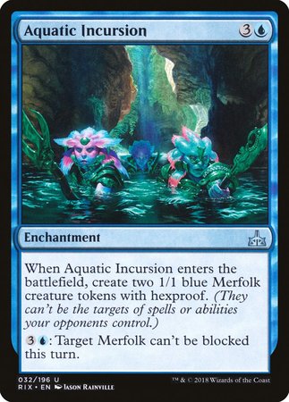 Aquatic Incursion [Rivals of Ixalan] | North Game Den