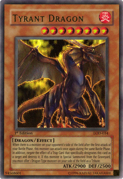 Tyrant Dragon [LOD-034] Ultra Rare | North Game Den