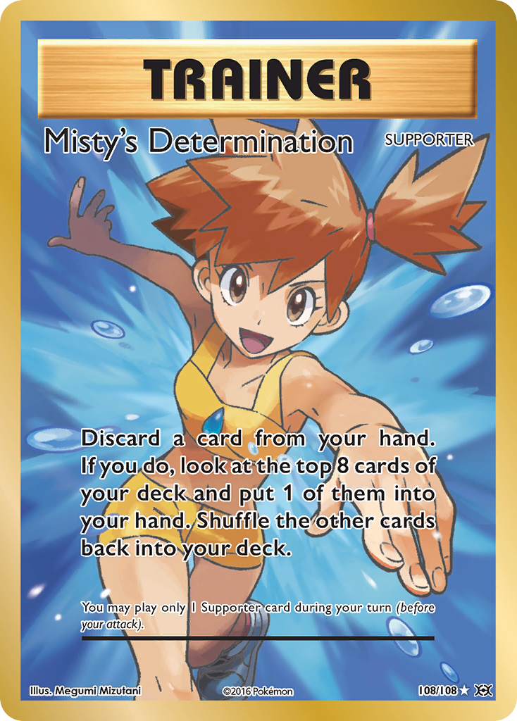 Misty's Determination (108/108) [XY: Evolutions] | North Game Den