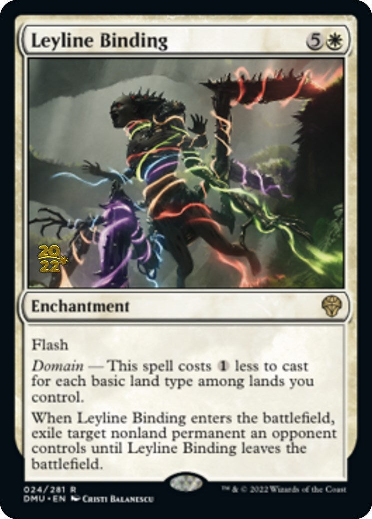 Leyline Binding [Dominaria United Prerelease Promos] | North Game Den