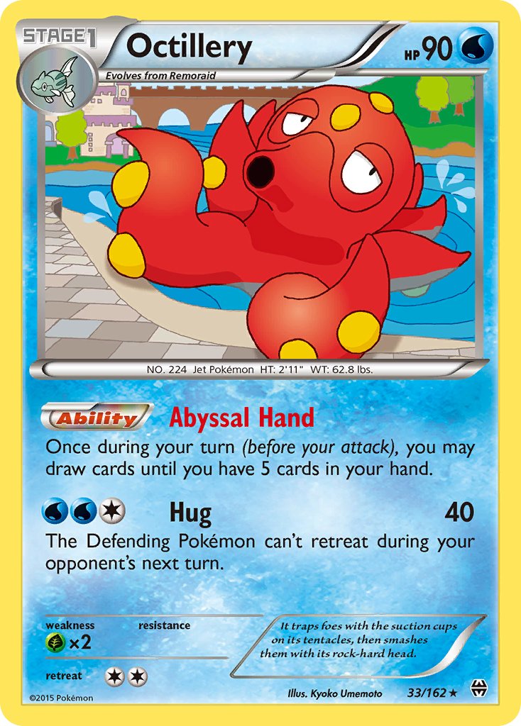 Octillery(33/162) (Theme Deck Exclusive) [XY: BREAKthrough] | North Game Den