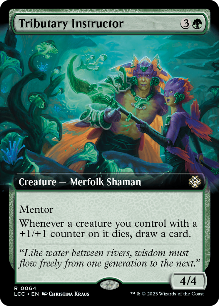 Tributary Instructor (Extended Art) [The Lost Caverns of Ixalan Commander] | North Game Den