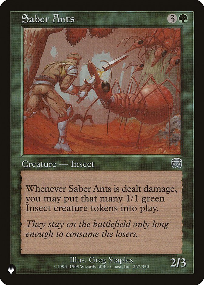 Saber Ants [The List] | North Game Den
