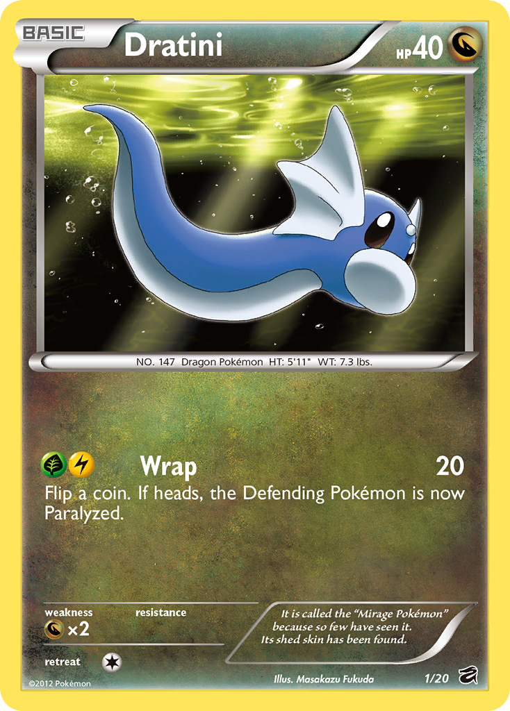 Dratini (1/20) [Black & White: Dragon Vault] | North Game Den