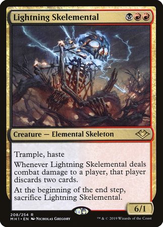 Lightning Skelemental [Modern Horizons] | North Game Den