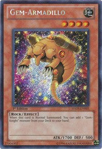 Gem-Armadillo [HA05-EN005] Secret Rare | North Game Den