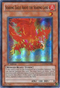 Soaring Eagle Above the Searing Land [HA05-EN008] Super Rare | North Game Den