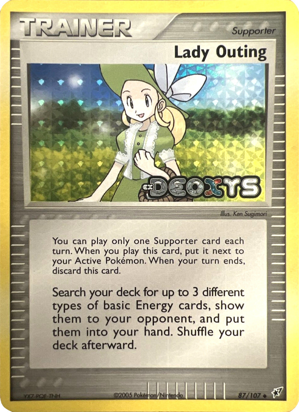 Lady Outing (87/107) (Stamped) [EX: Deoxys] | North Game Den