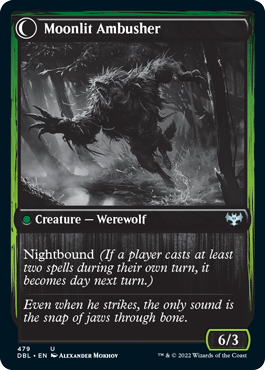 Oakshade Stalker // Moonlit Ambusher [Innistrad: Double Feature] | North Game Den