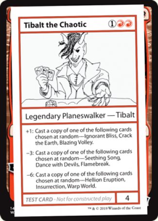 Tibalt the Chaotic (2021 Edition) [Mystery Booster Playtest Cards] | North Game Den