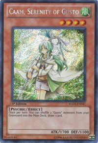 Caam, Serenity of Gusto [HA05-EN041] Secret Rare | North Game Den