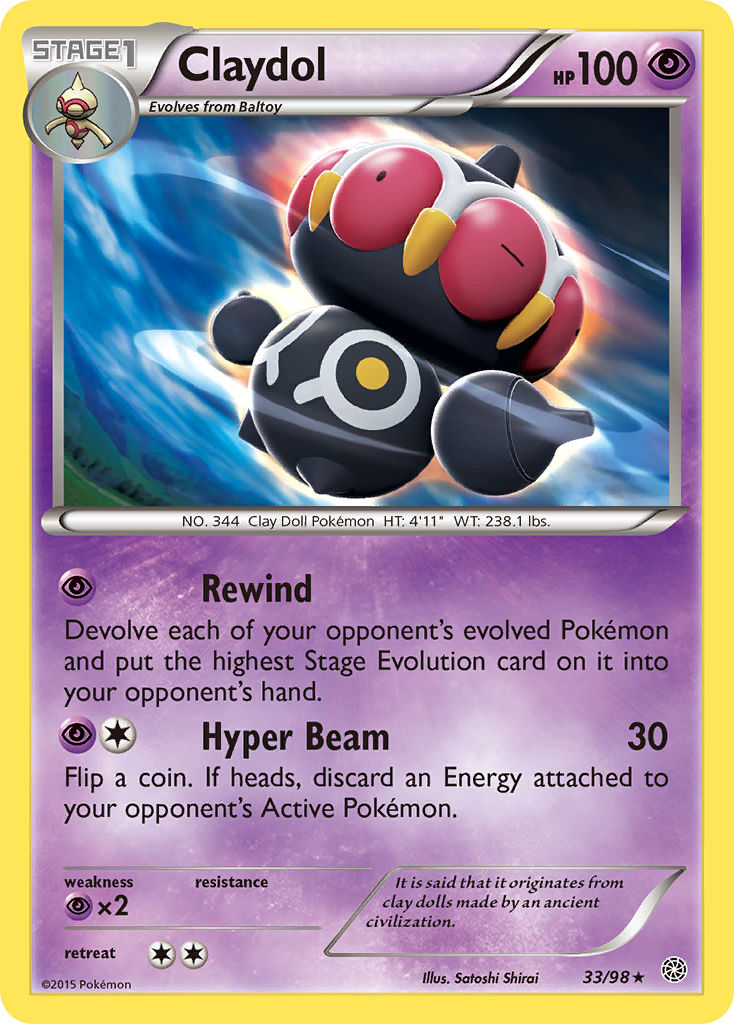 Claydol (33/98) [XY: Ancient Origins] | North Game Den