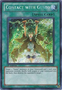 Contact with Gusto [HA05-EN056] Secret Rare | North Game Den