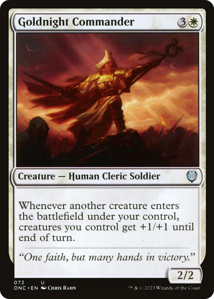 Goldnight Commander [Phyrexia: All Will Be One Commander] | North Game Den