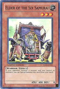 Elder of the Six Samurai [SAAS-EN001] Super Rare | North Game Den