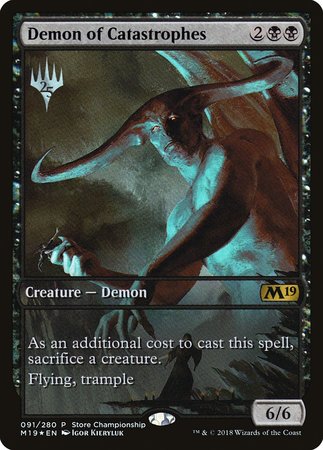 Demon of Catastrophes [Core Set 2019 Promos] | North Game Den